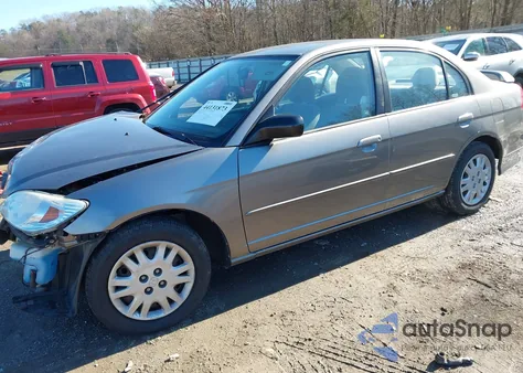 2004 Honda Civic Lx from USA, damaged, VIN 2HGES16544H582292